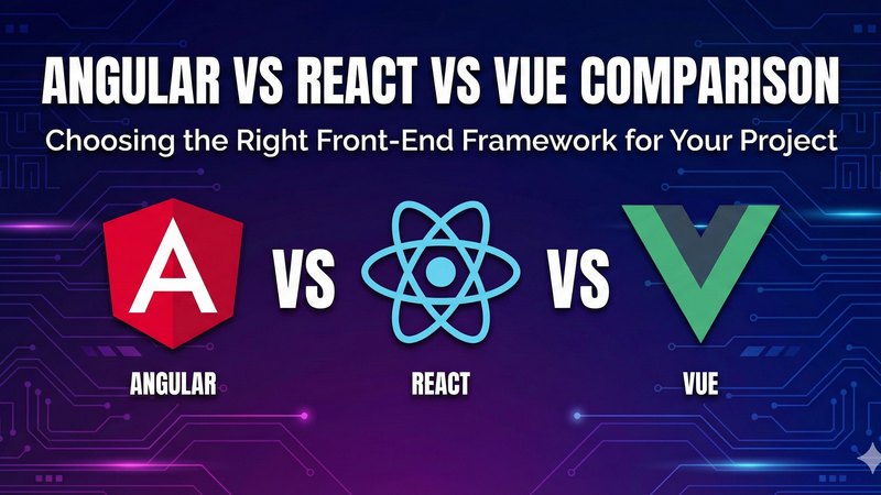 Angular vs React vs Vue comparison