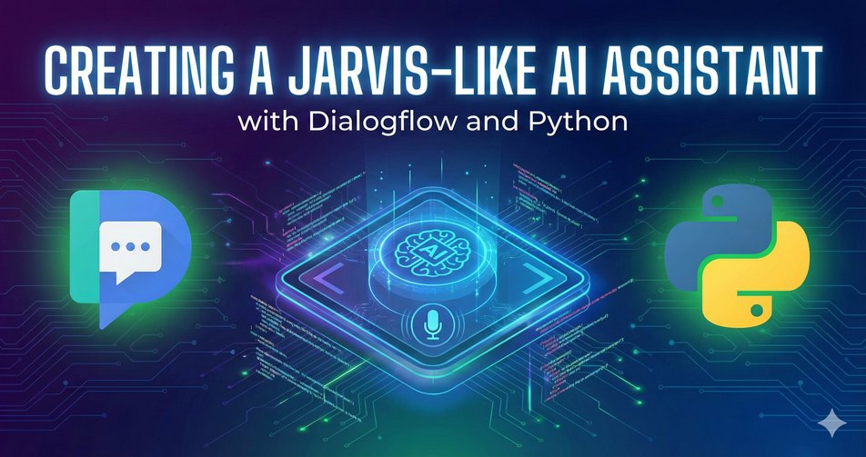 python jarvis tutorial - part 1 | creating voice... Creating a Jarvis-like AI Assistant with Dialogflow and Python