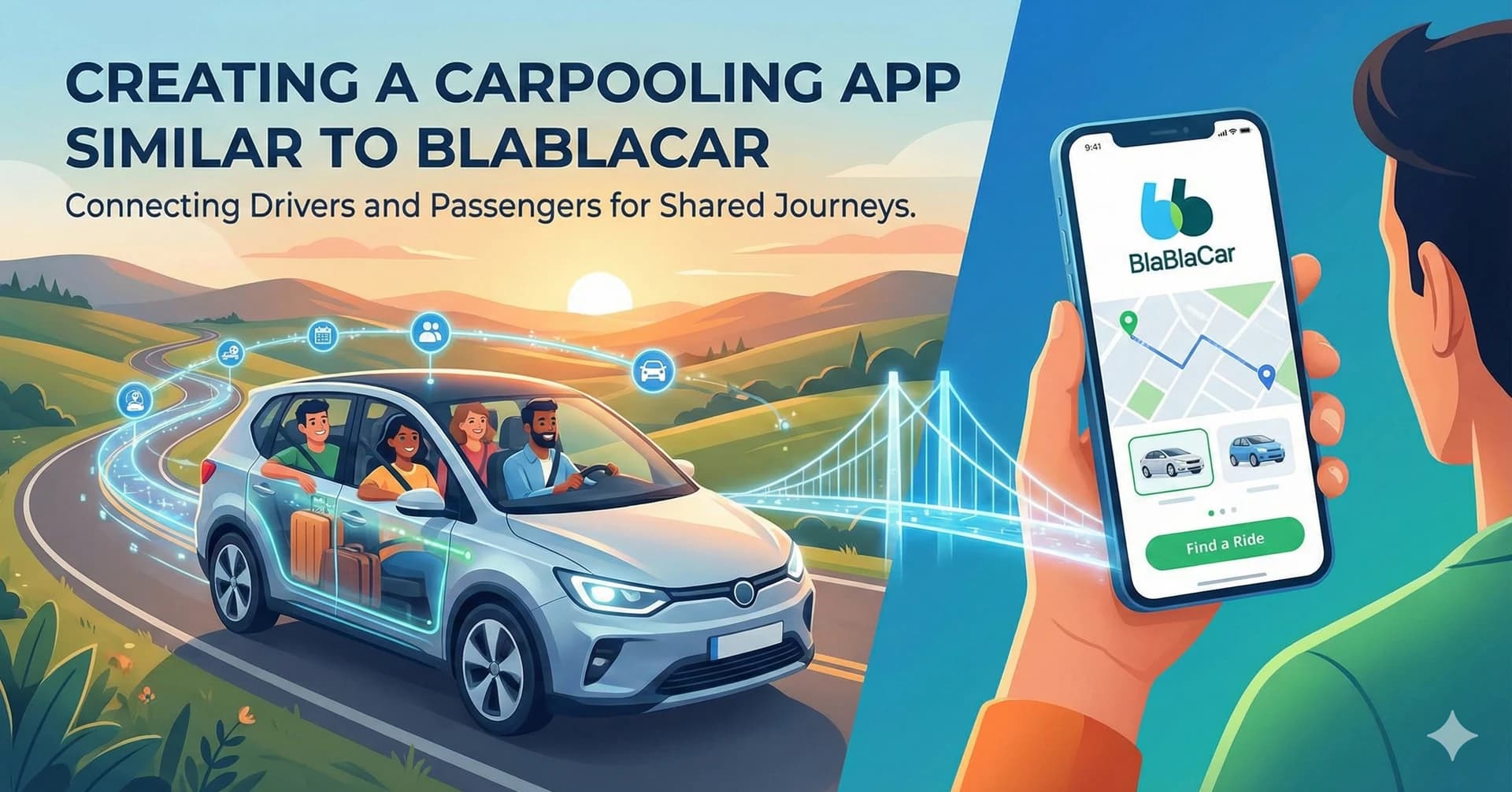 Creating a Carpooling App Similar to BlaBlaCar