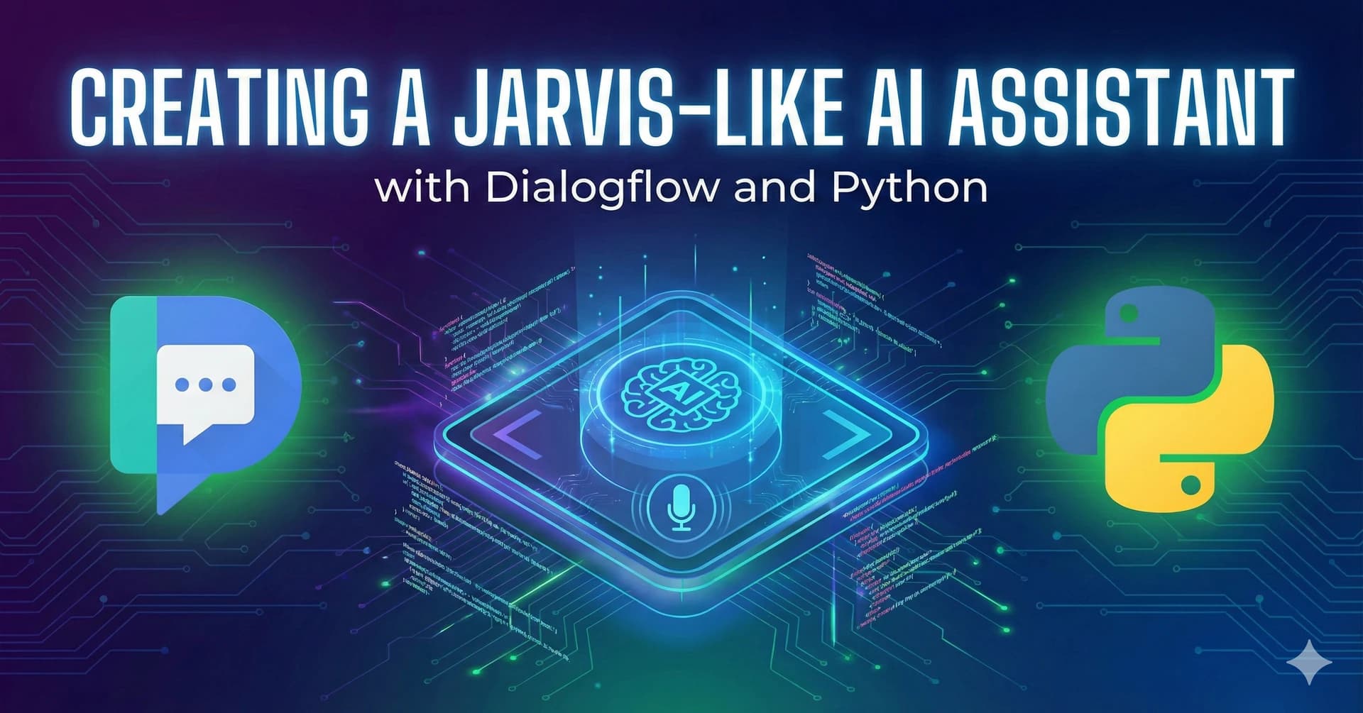 Creating a Jarvis-like AI Assistant with Dialogflow and Python