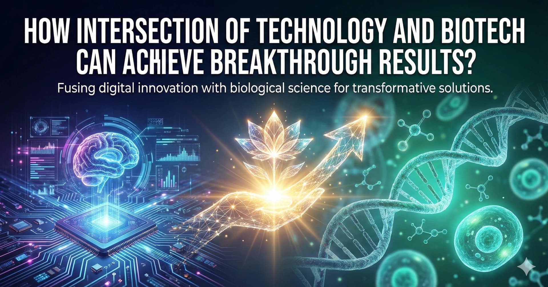 How intersection of technology and biotech can achieve breakthrough results ?