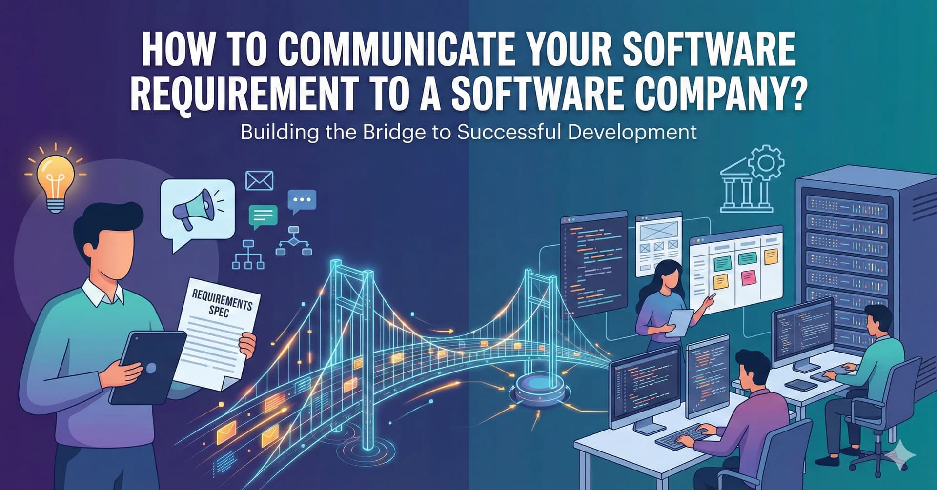 How to communicate your software requirement to a software company?