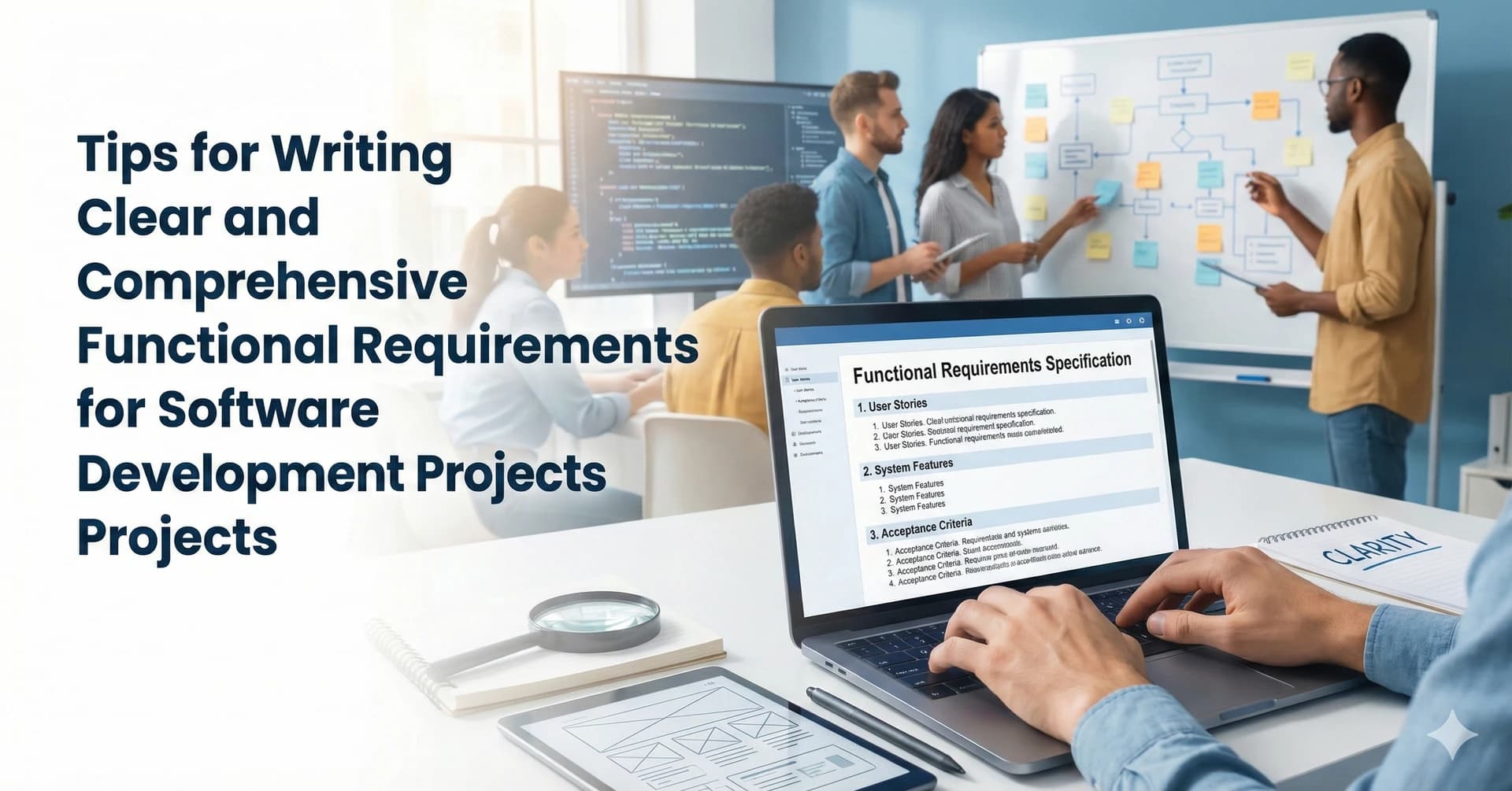 Tips for Writing Clear and Comprehensive Functional Requirements for Software Development Projects