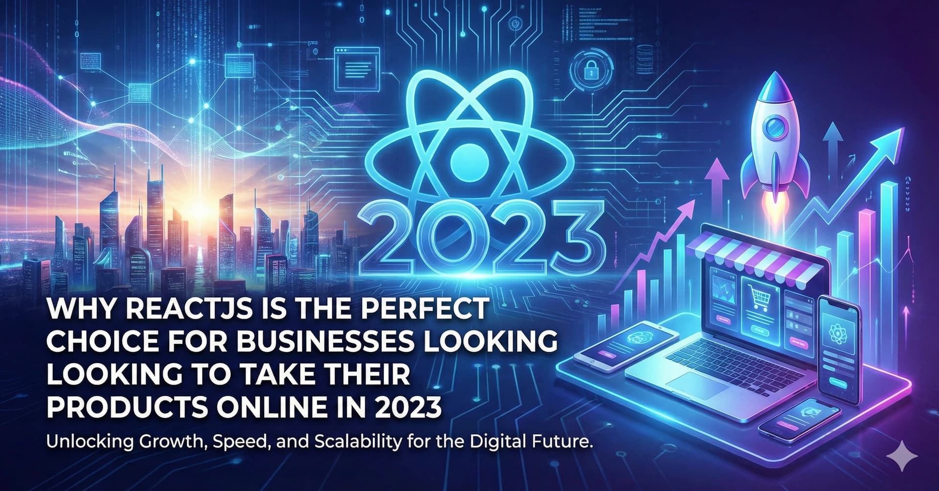 Why ReactJS is the Perfect Choice for Businesses Looking to Take Their Products Online in 2023