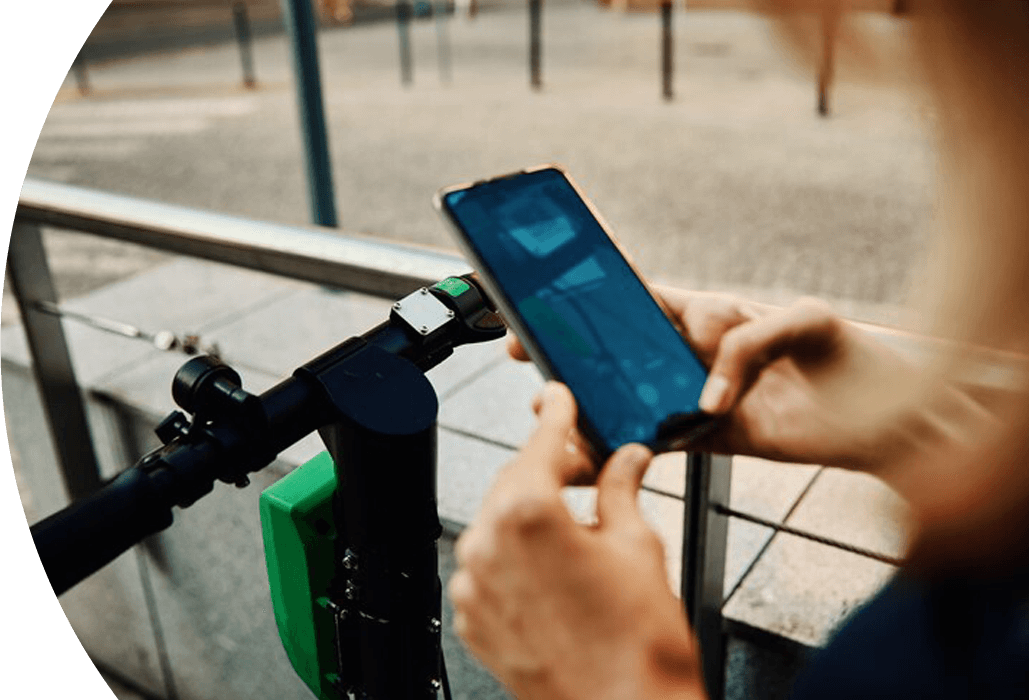 E-Scooter Mobile App Development Banner