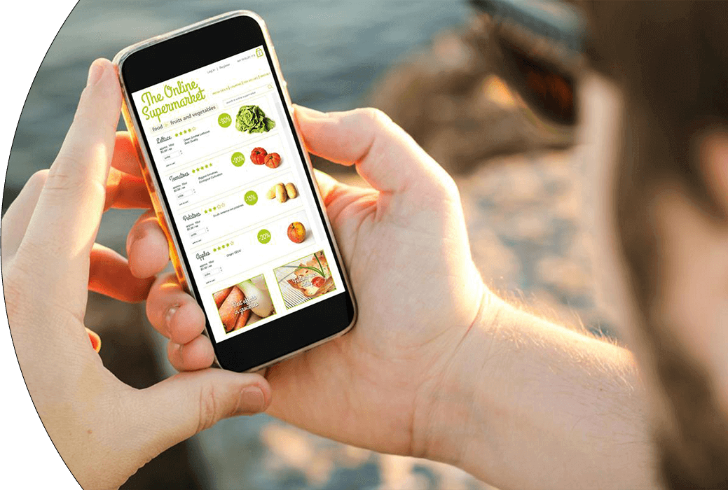 Gorcery Delivery App Development Banner